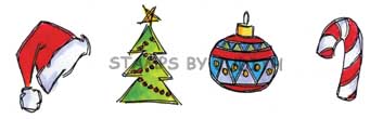Q-016-HK Christmas Cube